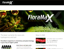 Tablet Screenshot of floramax.com